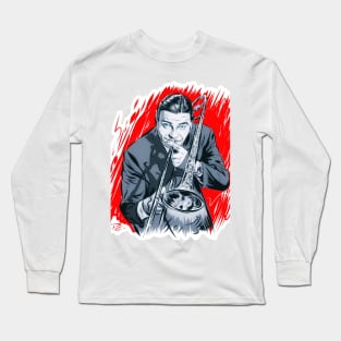 Jack Teagarden - An illustration by Paul Cemmick Long Sleeve T-Shirt